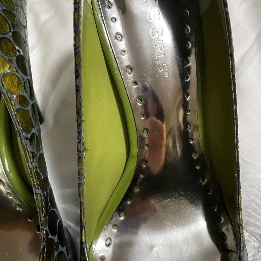 Bcbg green croc print worn once - Picture 6 of 11